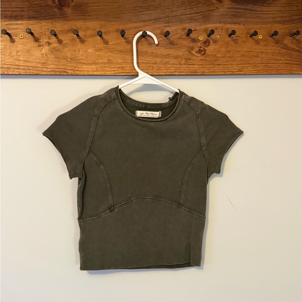 FP Movement by Free People Olive Crop Top
